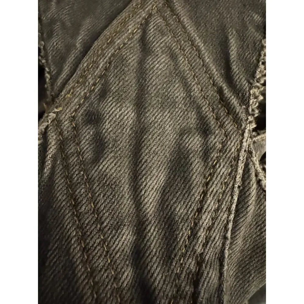Free People Washed Olive Overalls Jumpsuit